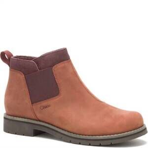 NEW CHACO women's cataluna explorer chelsea casual boots in mahogany